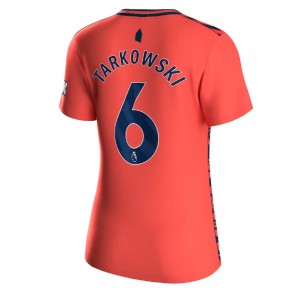 Everton James Tarkowski #6 Dámské Venkovní Dres 2023-24 Krátký Rukáv